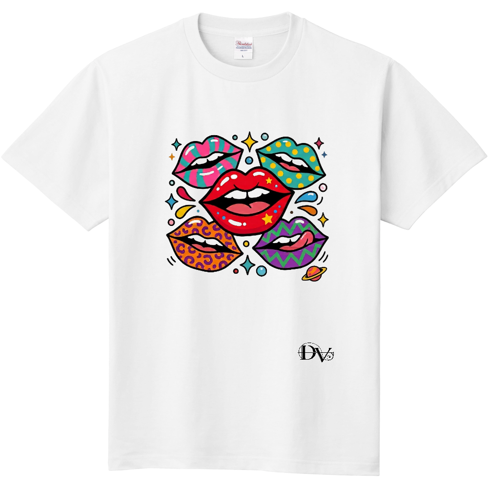 Tシャツ/POP KISS PARADE/ホワイト
