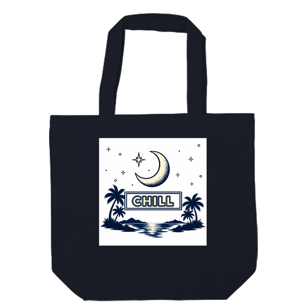 【CHILL】三日月パラダイス トートバッグ / Crescent Paradise Tote Bag