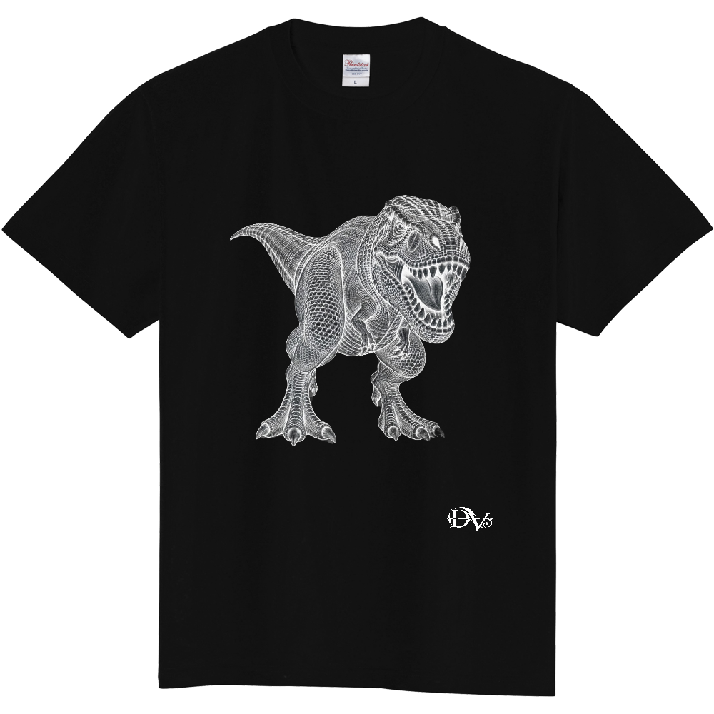 Tシャツ/Tyrannosaurus/ブラック