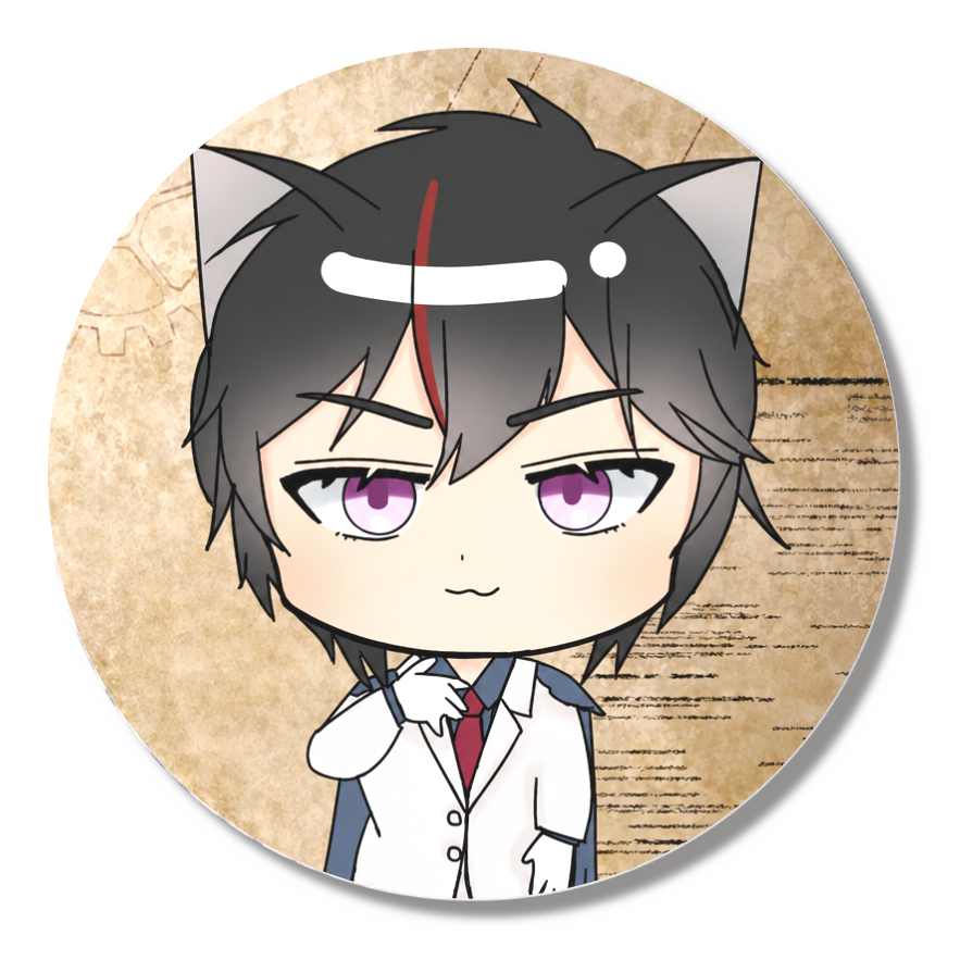 猫零類狗缶バッジ