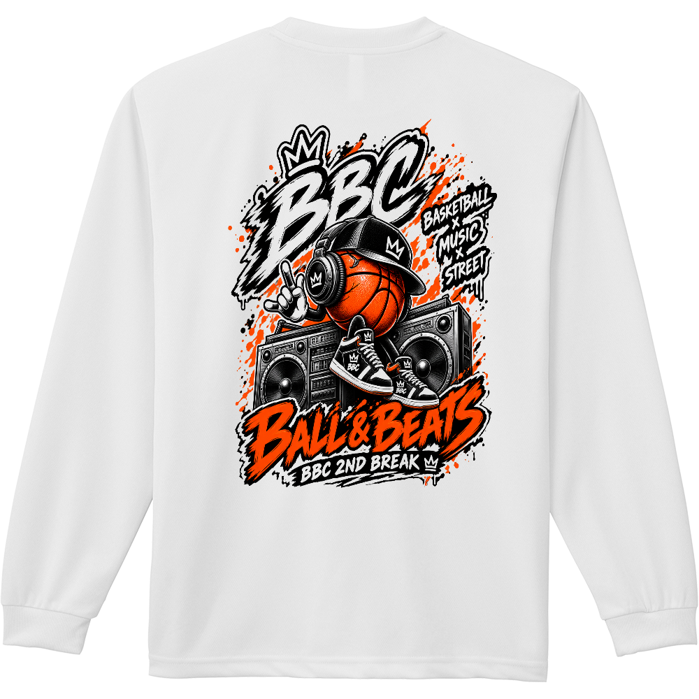 ロンT DJ BALL バックプリント