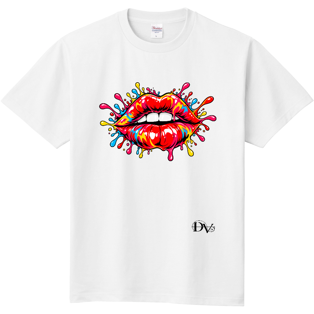 Tシャツ/POP SPLASH/ホワイト