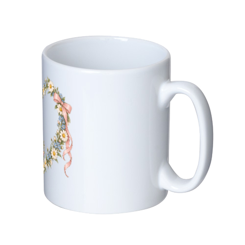 リボンの花ハート