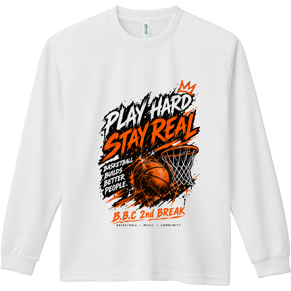 ロンT Play hard 
