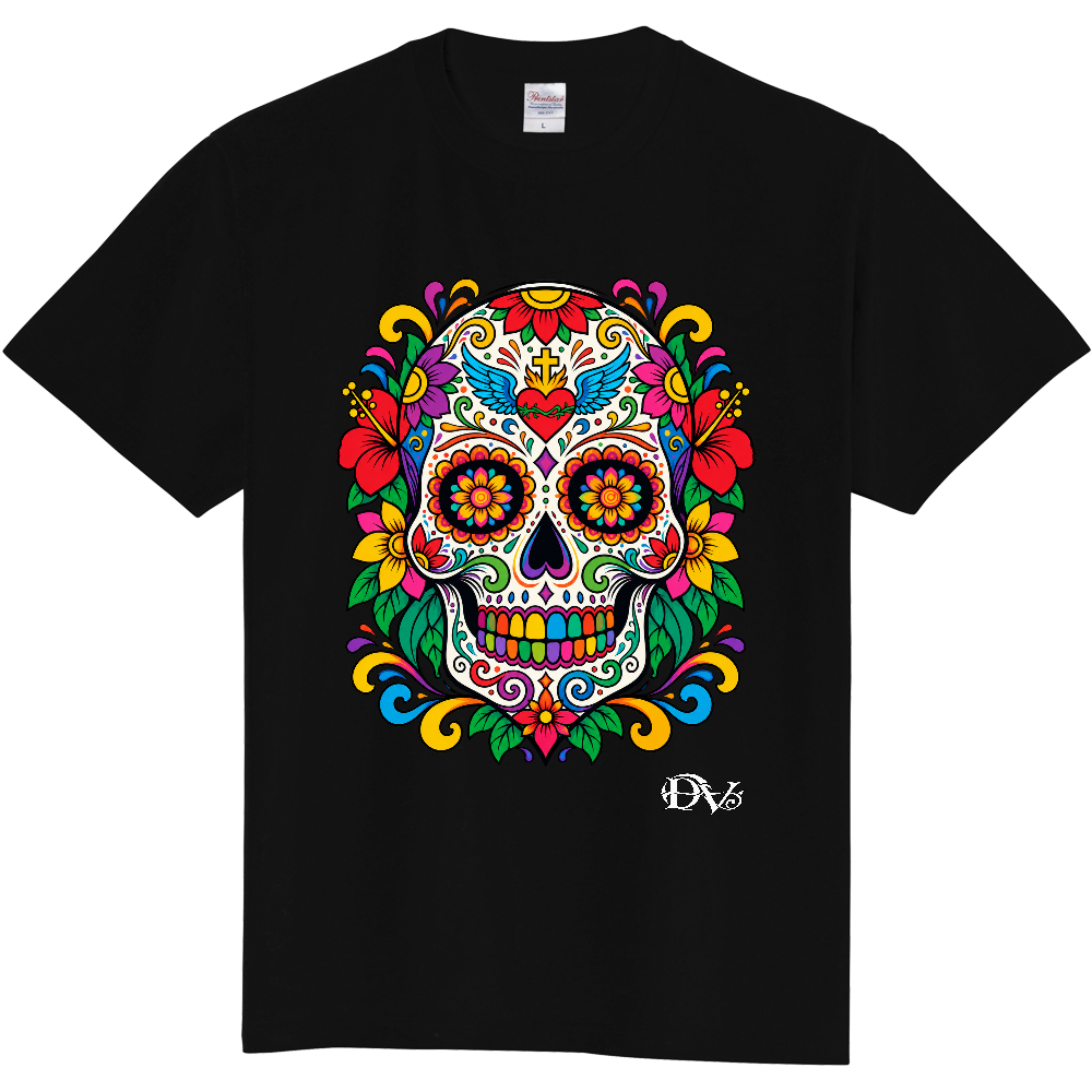 Tシャツ/Viva Calavera/ブラック