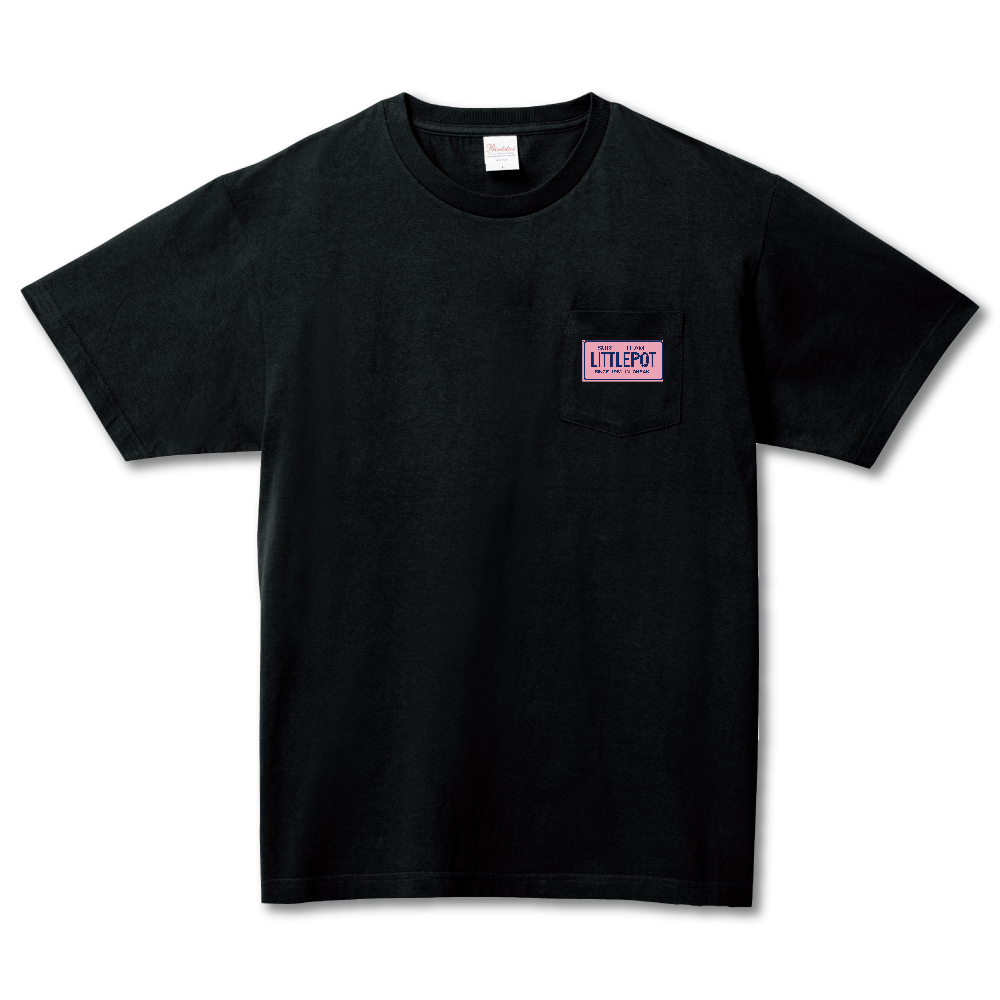 5.6オンス ヘビーウェイトポケットLittlePotロゴＴシャツ
