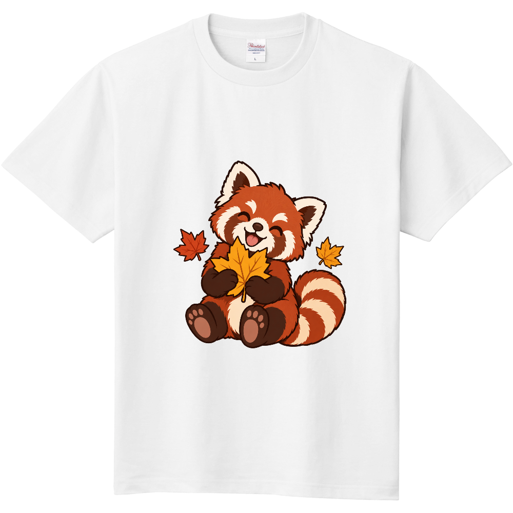 秋色をぎゅっと|レッサーパンダ