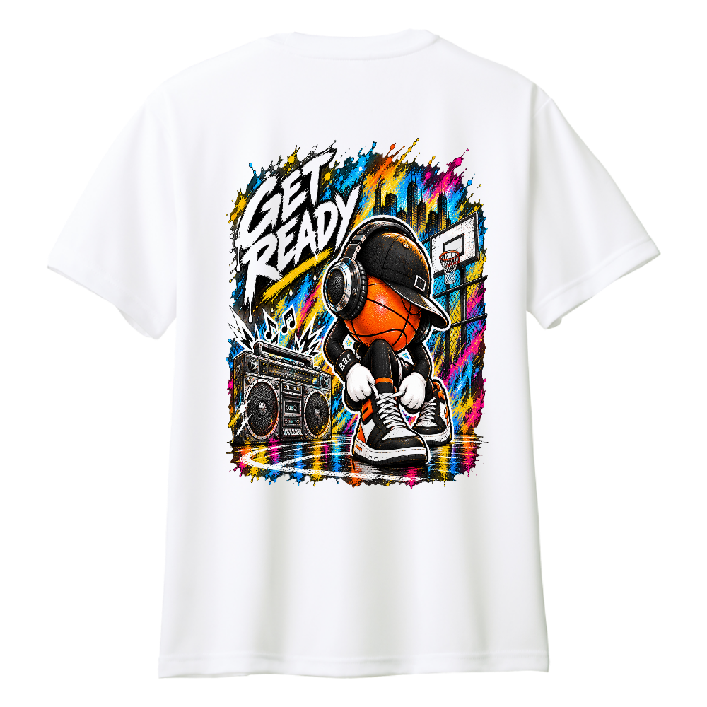 GET READY バックプリント