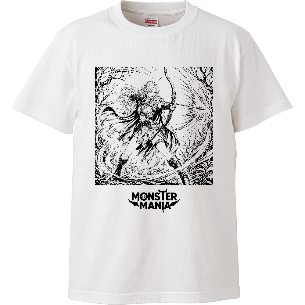 モンスターマニア アーチャーエルフ アートTシャツ