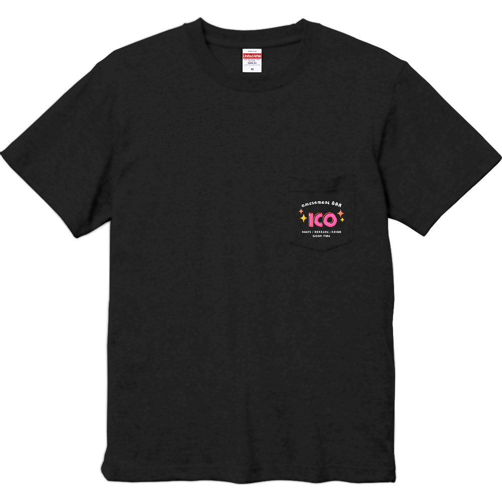 ICO レトロポップ バックプリントTシャツ