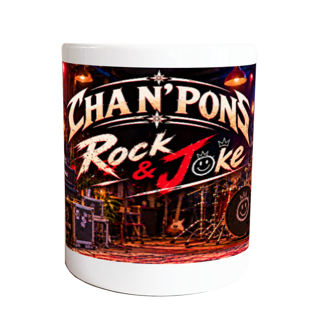 CHA N’ PONS ｜ Rock & Joke マグカップ