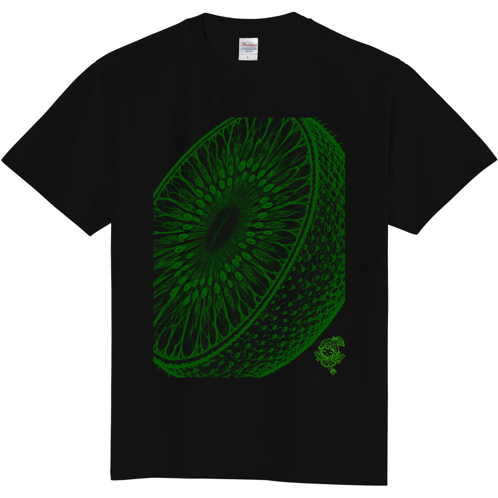 Tシャツ/キウイ/ブラック