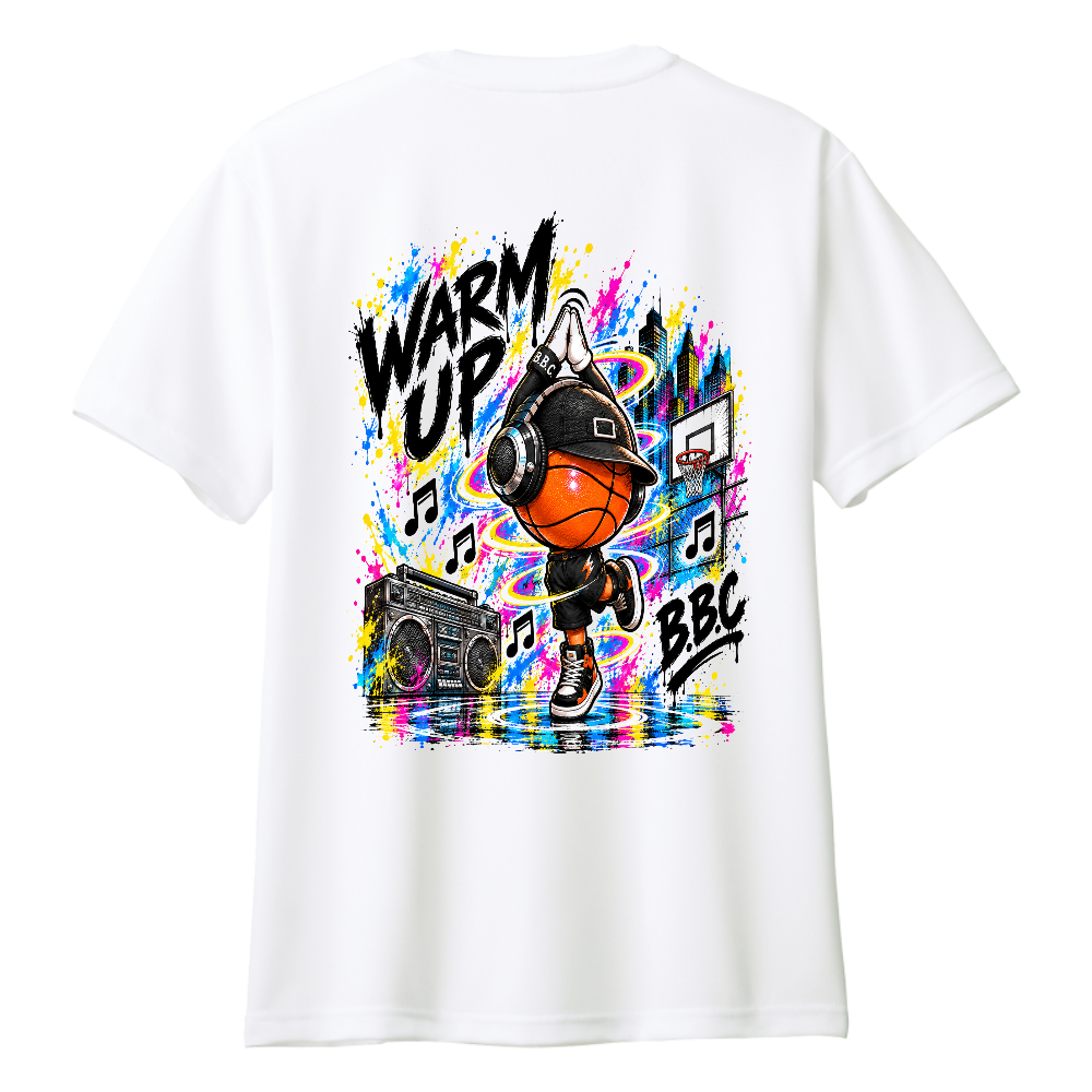 WARM UP バックプリント