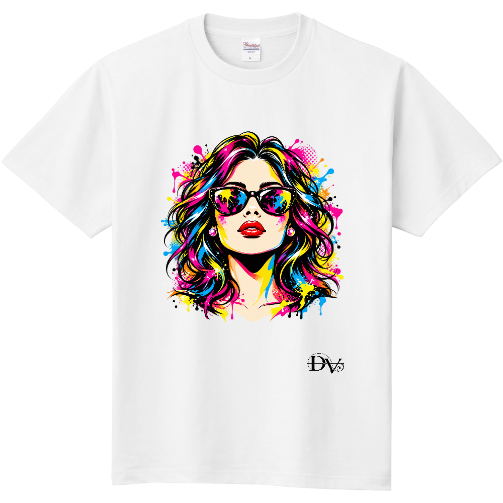 Tシャツ/Neon Diva/ホワイト
