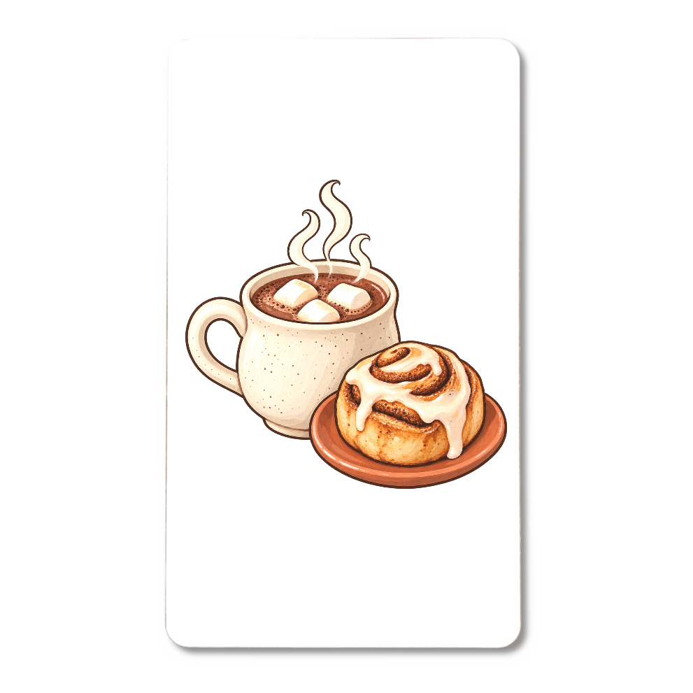 ココアとシナモンロールのひととき