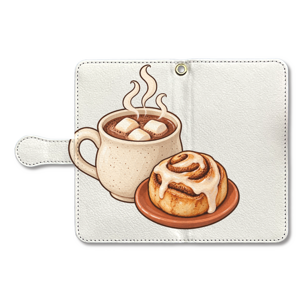 ココアとシナモンロールのひととき