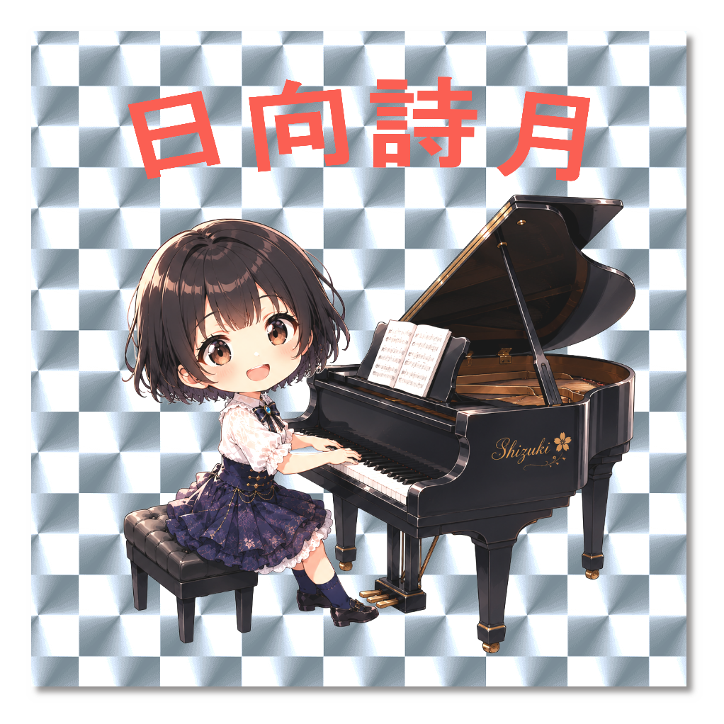 日向詩月 キラキラステッカー