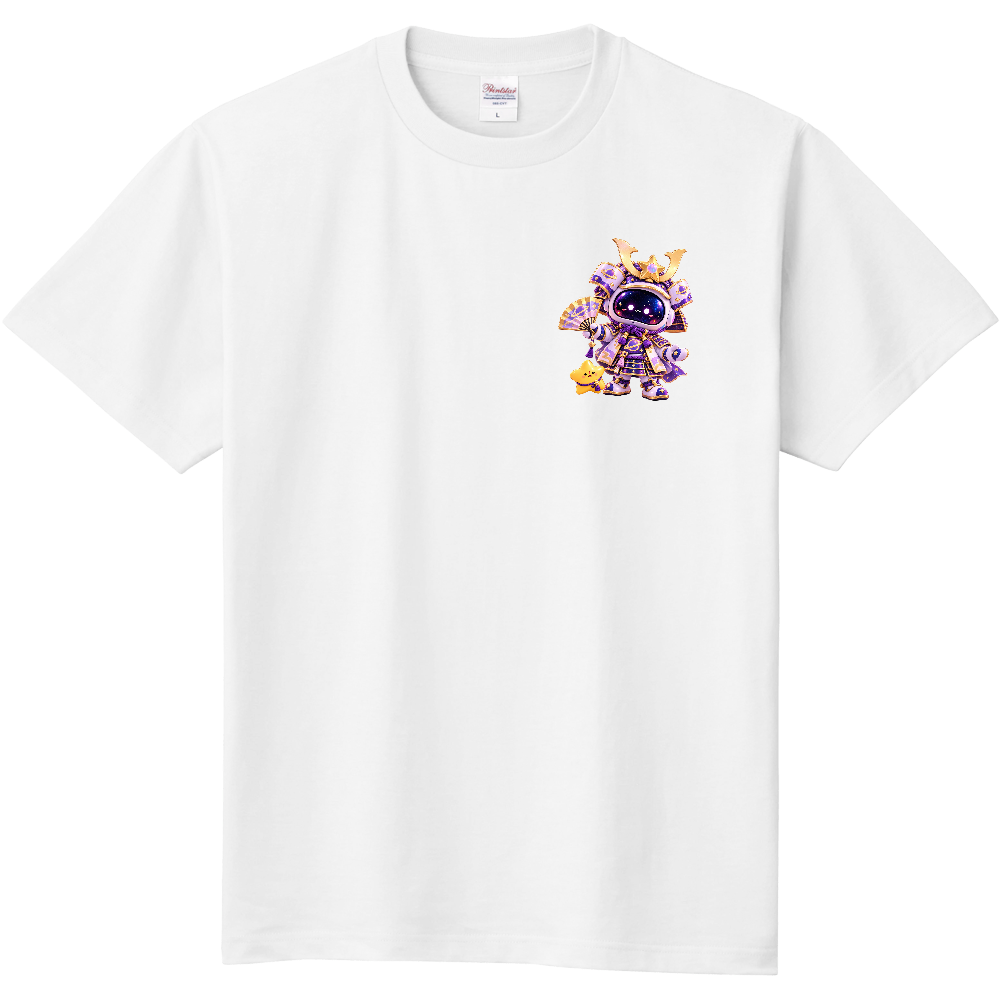 ぽゆ 宇宙飛行士Tシャツ｜胸元ワンポイント＆背面ロゴ｜POYUNELA