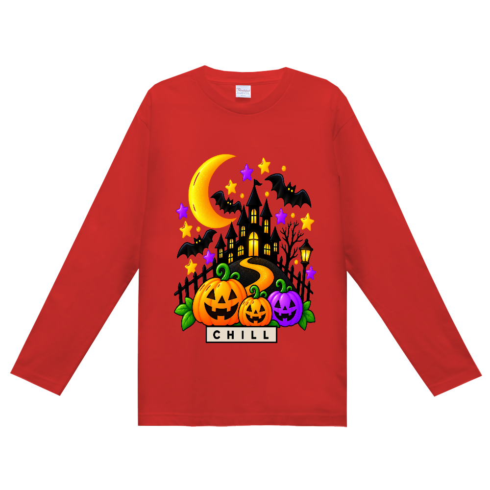 【CHILL】ハロウィンナイト 長袖Tシャツ / Halloween Night Long Sleeve T-Shirt