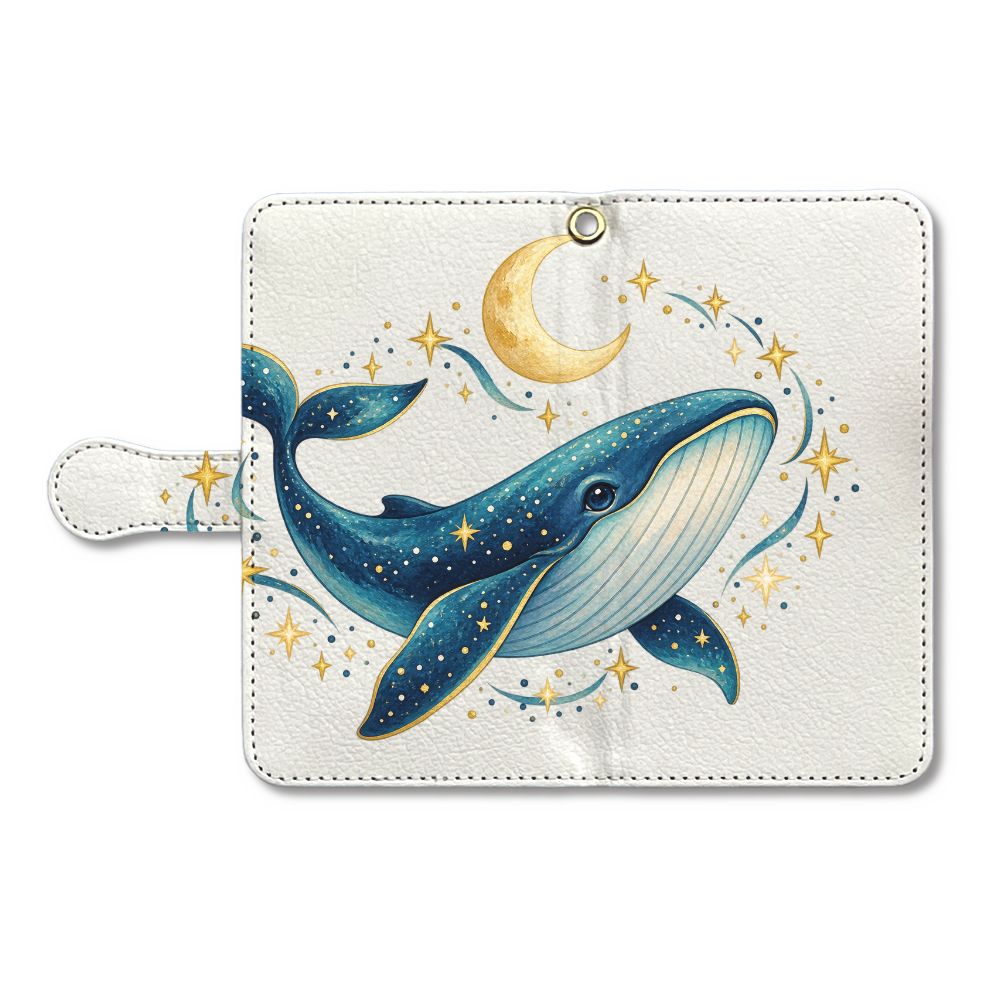 月と星を泳ぐクジラ