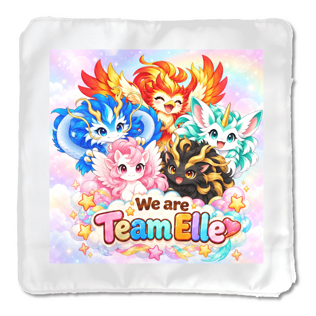 Team Elle全員集合クッションカバー(小)