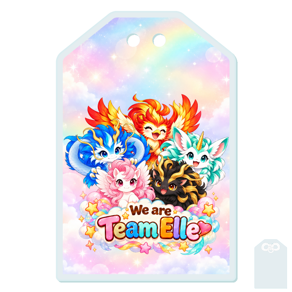 Team Elle全員集合アクリル御守り