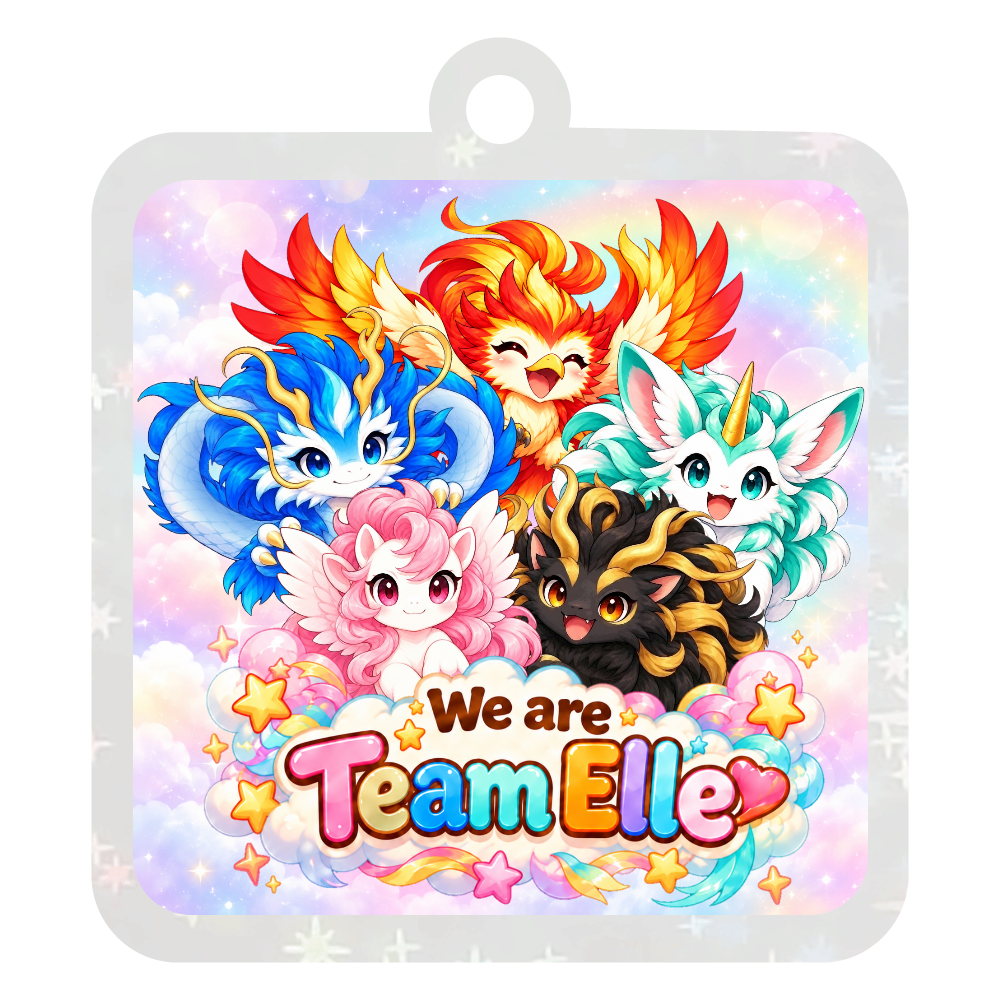 Team Elle全員集合アクリルキーホルダー