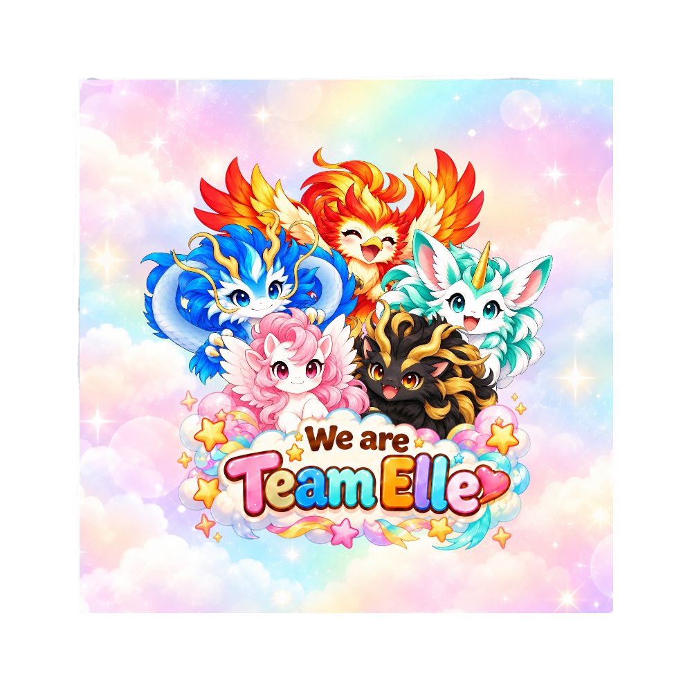 Team Elle全員集合タオルハンカチ