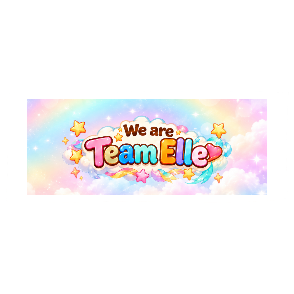 Team Elle全員集合ロゴタオル