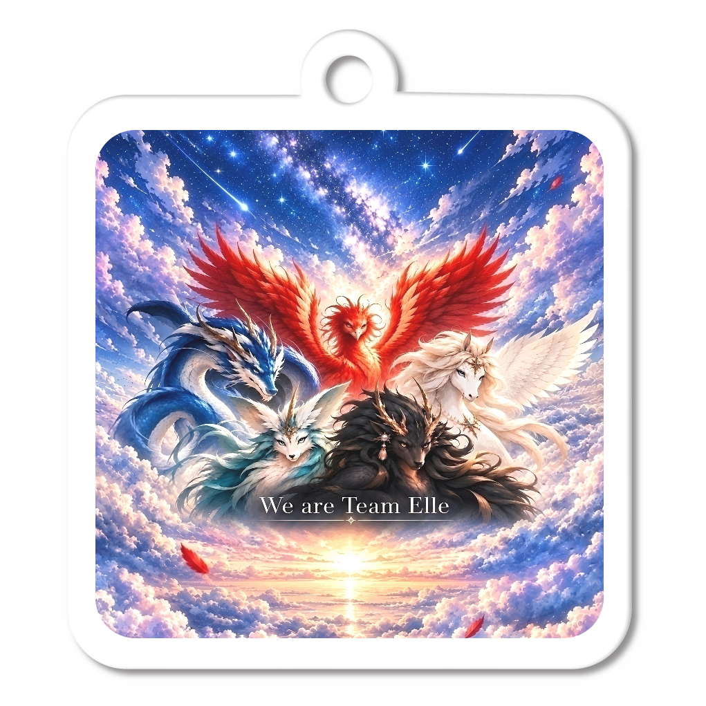 Team Elle伝説の神獣アクリルキーホルダー