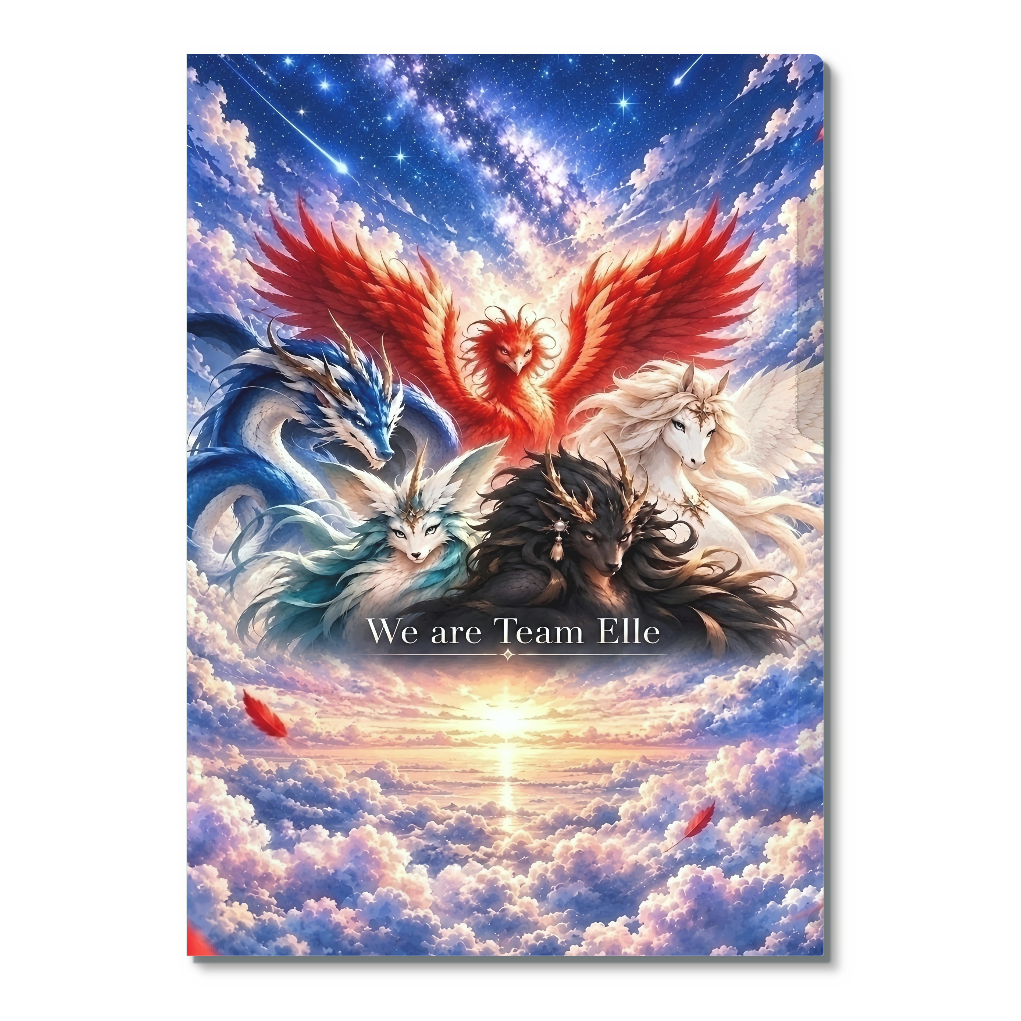 Team Elle伝説の神獣クリアファイル