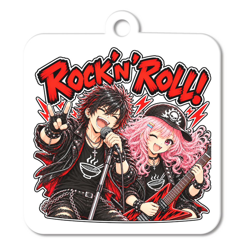 CHA N’ PONS「ROCK’N’ROLL！」アクリルキーホルダー