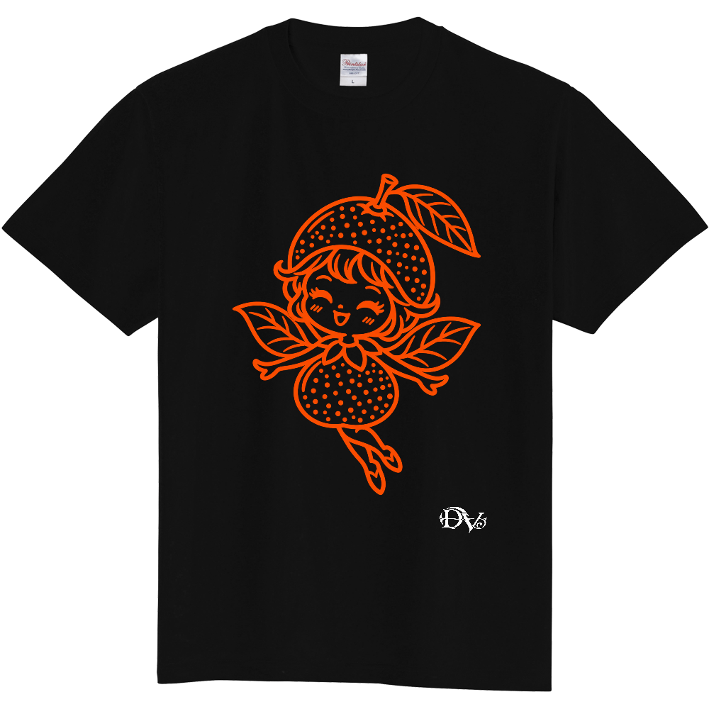 Tシャツ/Orange Pixie/ブラック