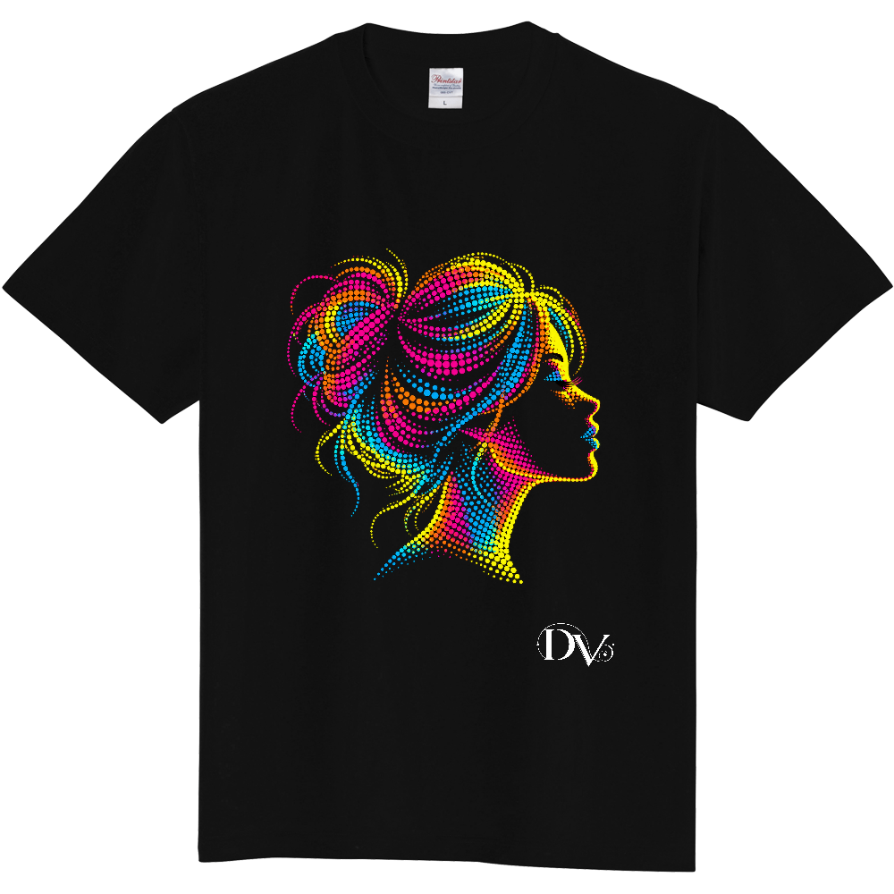 Tシャツ/Dot Diva/ブラック☆