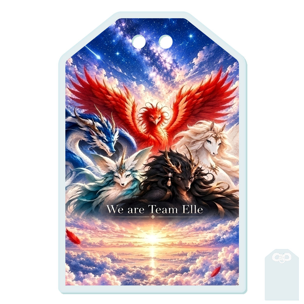 Team Elle伝説の神獣アクリル御守り