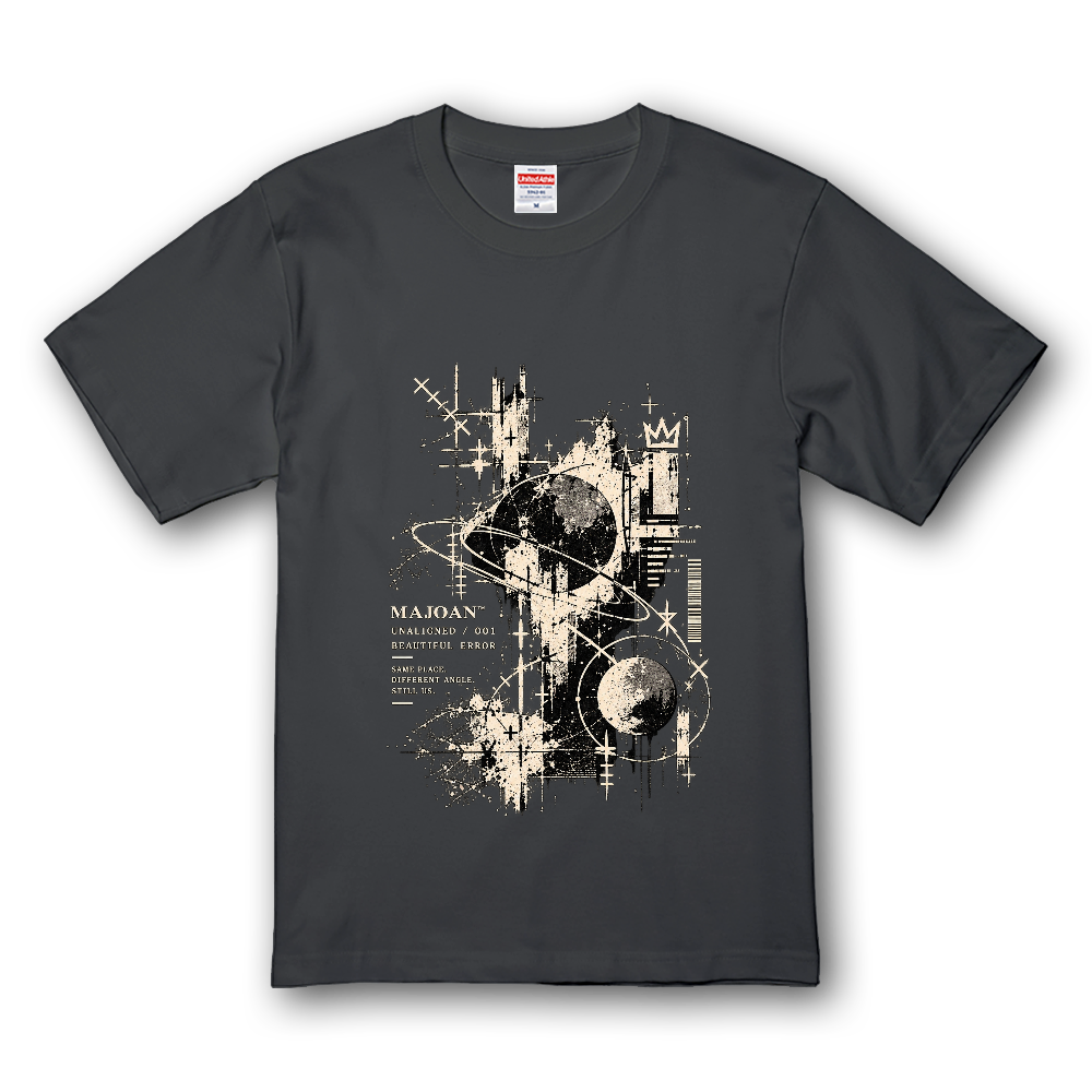 MAJOAN|BEAUTIFUL ERROR|アートグラフィックプレミアムTシャツ