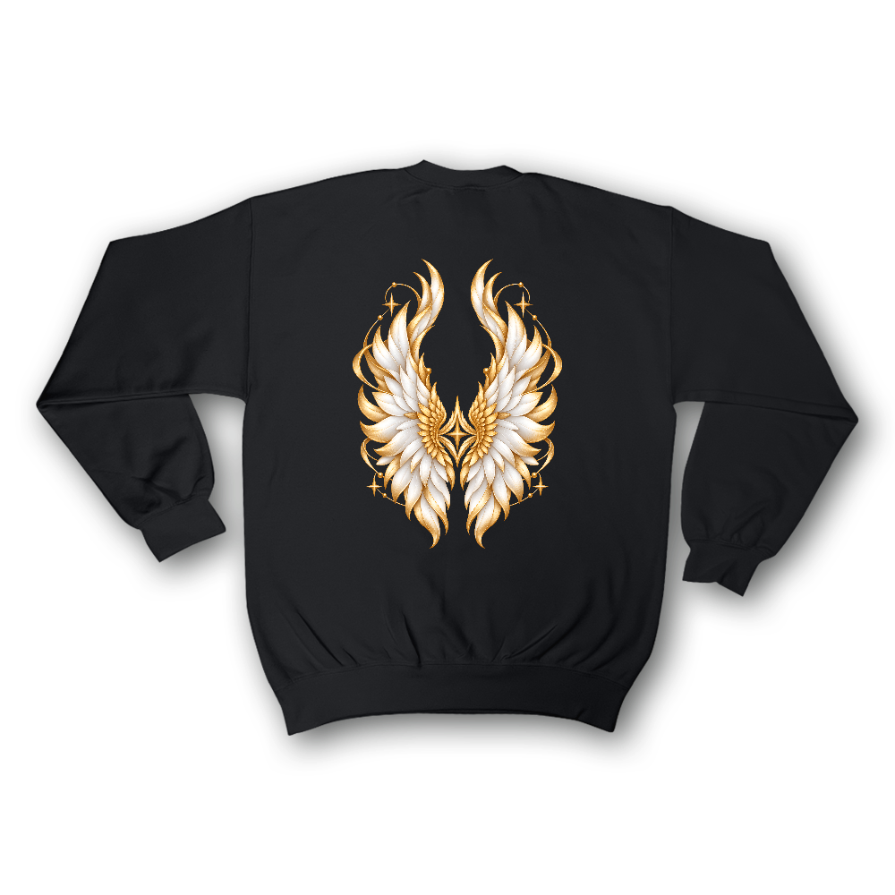 GOLDEN WINGS エンジェルウィング クルーネックスウェット — GILDAN仕様 —