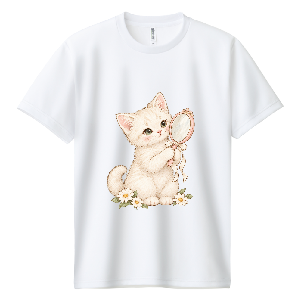 手鏡とこねこ