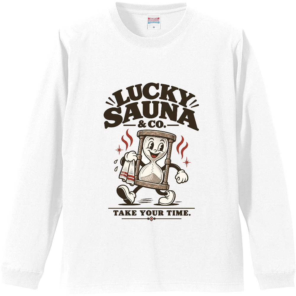 サウナ長袖Tシャツ(レトロ 009-LIGHT)