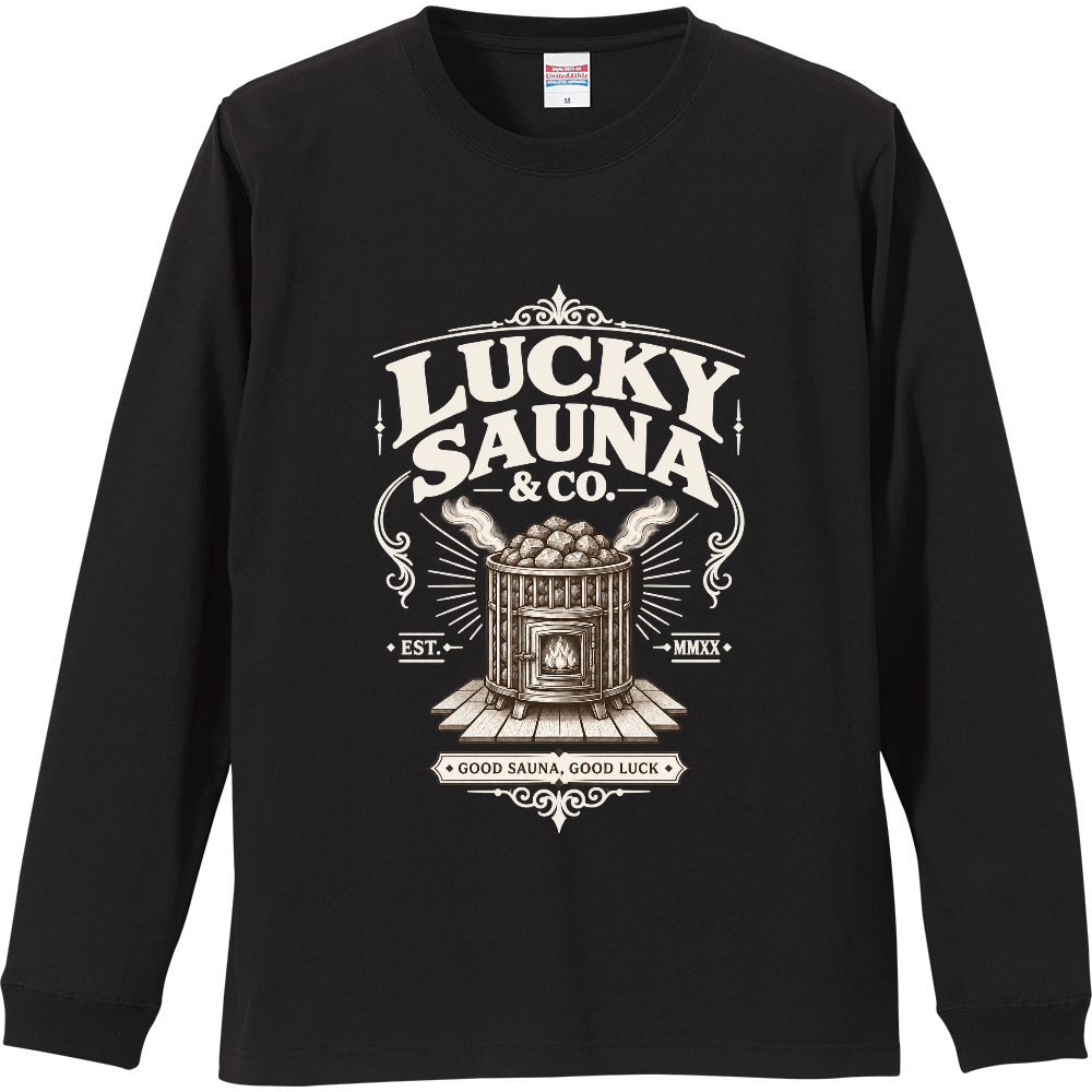サウナ長袖Tシャツ(サウナ 006-DARK)