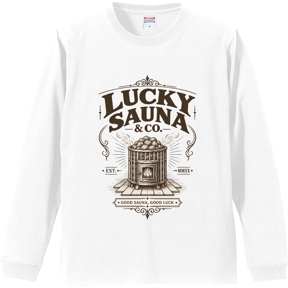 サウナ長袖Tシャツ（サウナ 006-LIGHT）