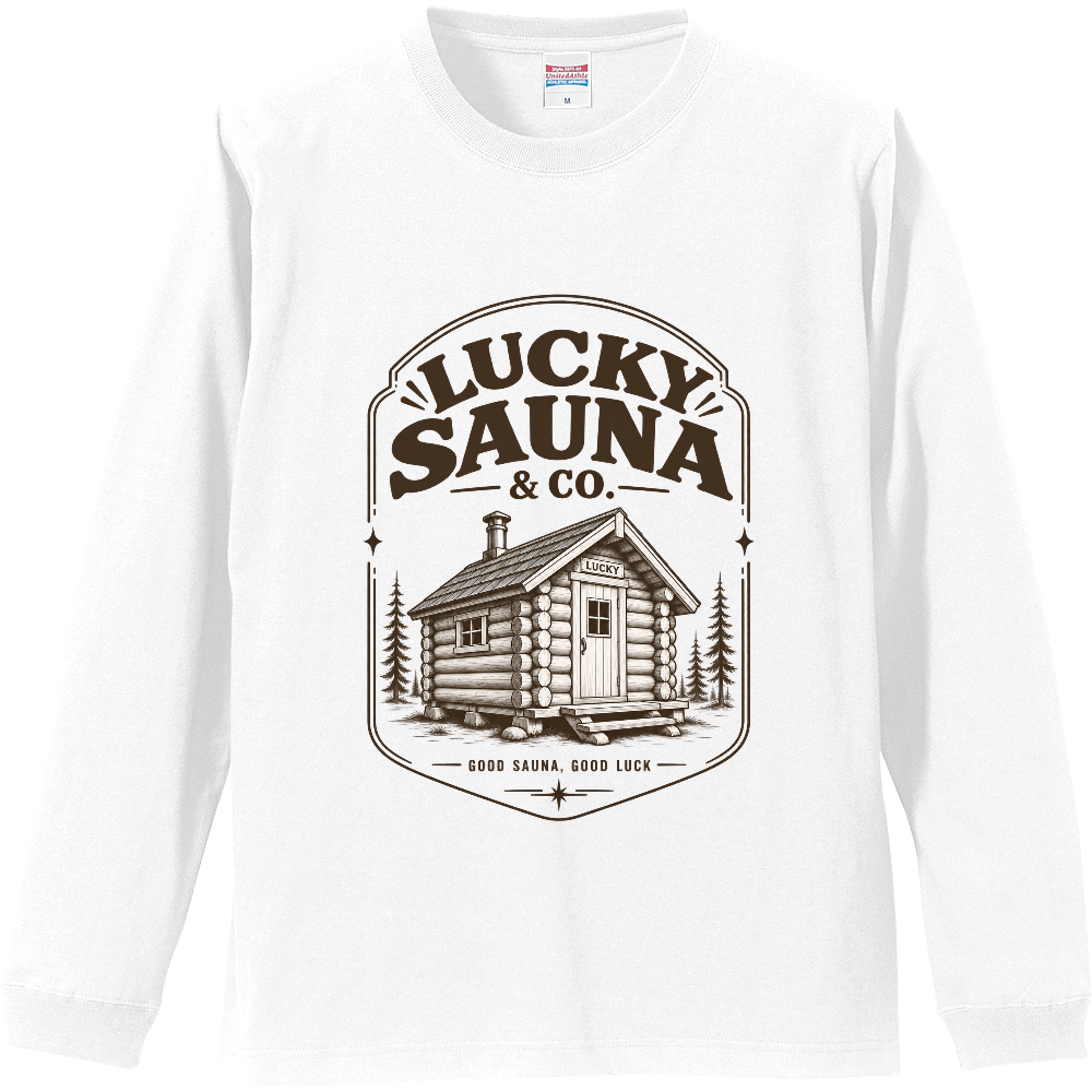 サウナ長袖Tシャツ（サウナ 001-LIGHT）