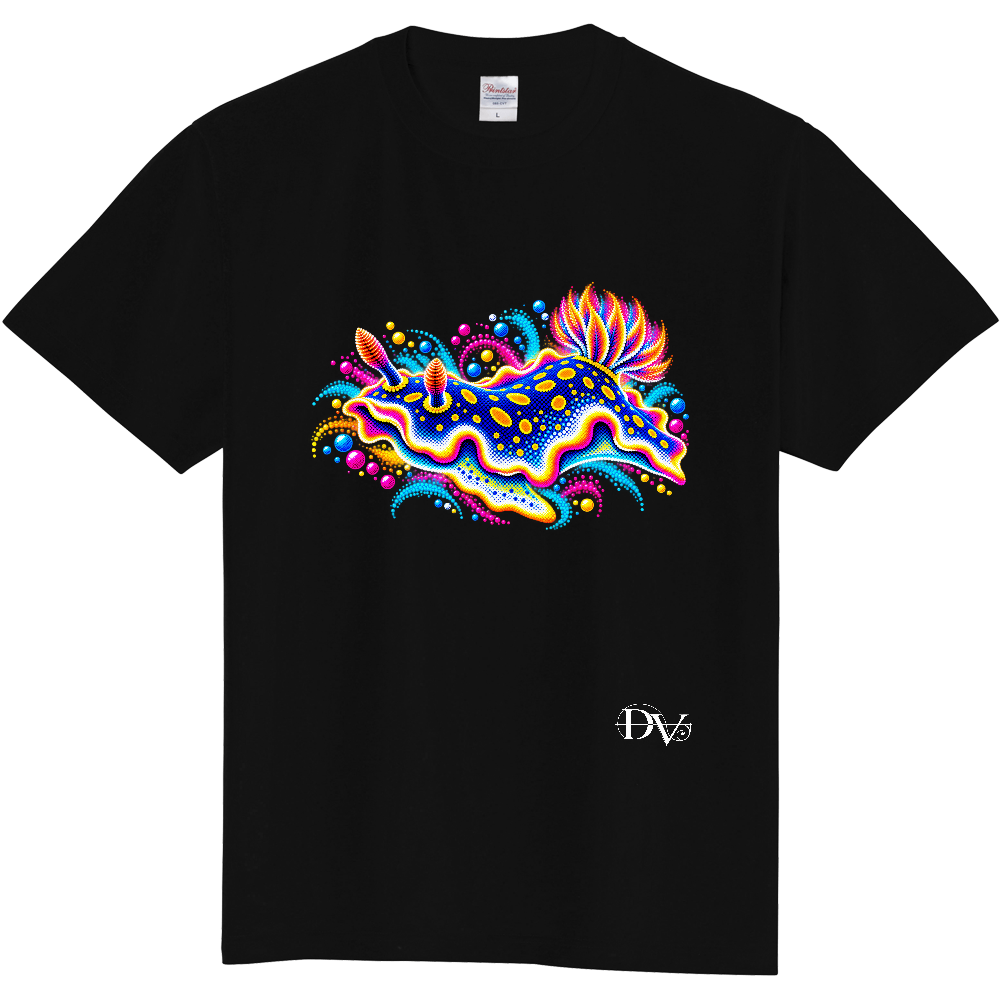 Tシャツ/Neon Nudibranch/ブラック
