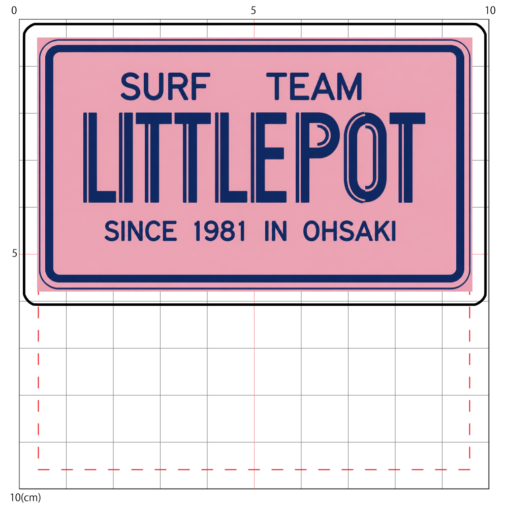LittlePot初代デザインステッカー
