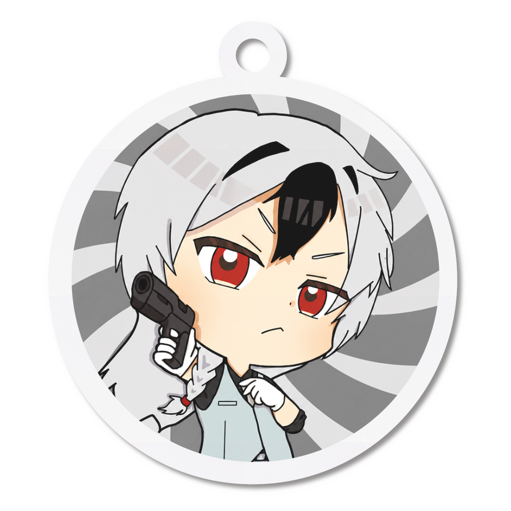 白盗クロアクリルキーホルダー