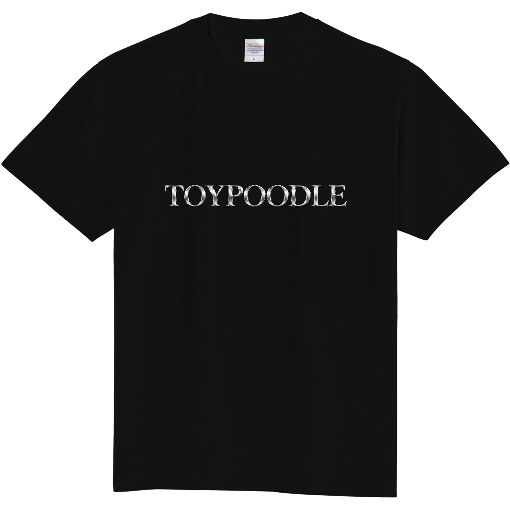トイプードル ロゴTシャツ｜TOYPOODLE SIGNATURE TEE – BLACK