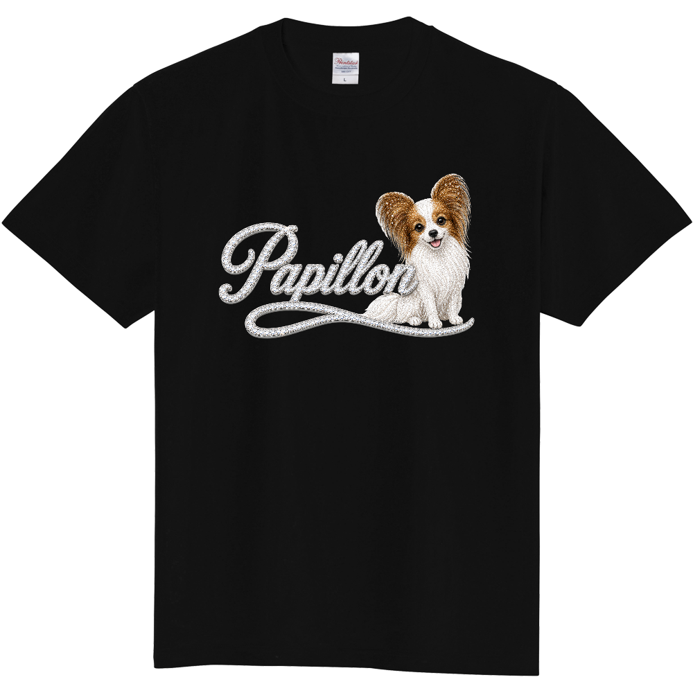 PAPILLON JEWEL LOGO プリントTシャツ|パピヨン