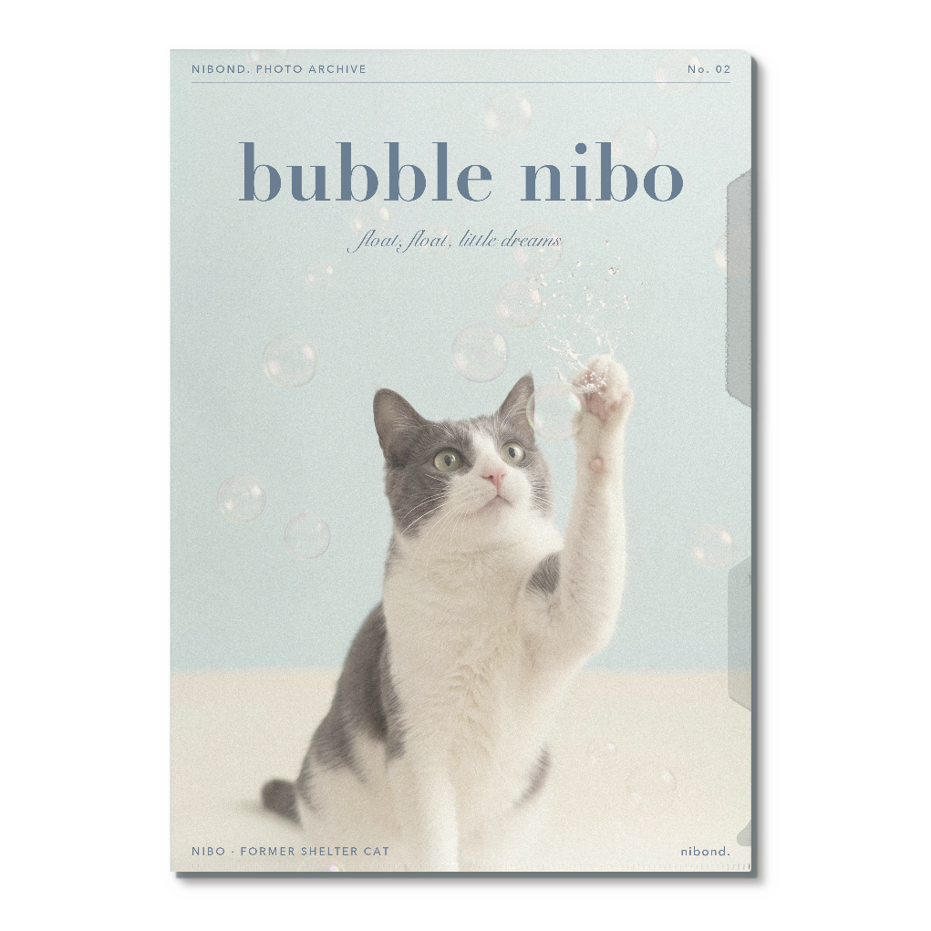 bubble nibo A4クリアファイル（しゃぼん玉とにぼ）