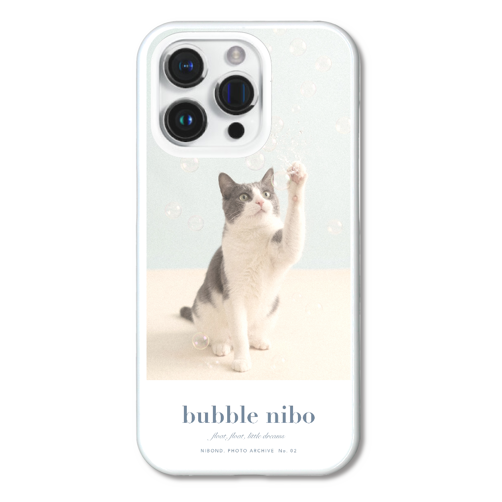 bubble nibo iPhoneケース（iPhone15 Pro）