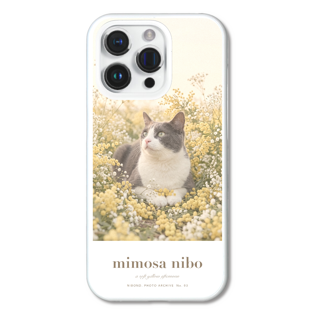 mimosa nibo iPhoneケース（iPhone15 Pro）